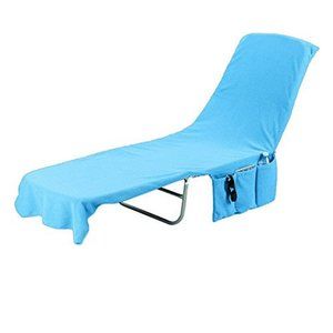 New Beach Lounge Chair Cover Terry Towel & Tote Bag